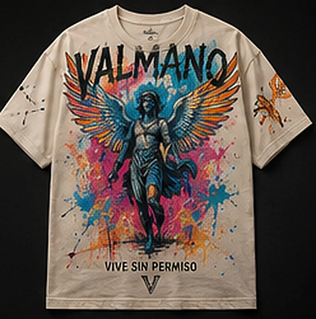 VALMANO Oversize T-Shirt Angel
