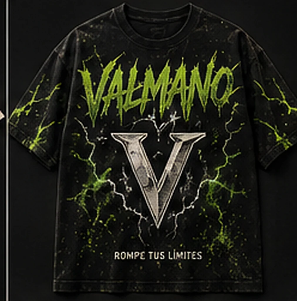 VALMANO Oversize T-Shirt Energy