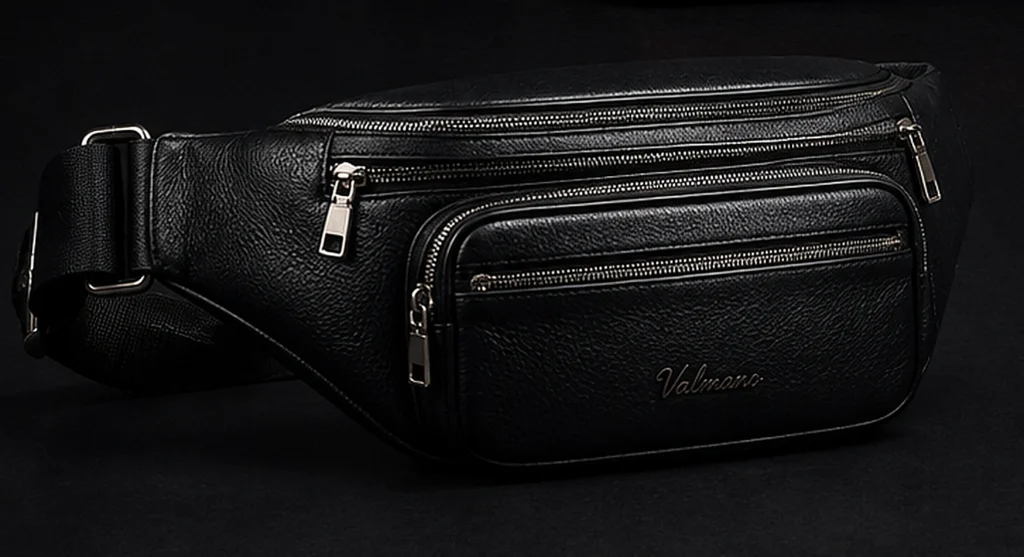 VALMANO Leather Waist Bag